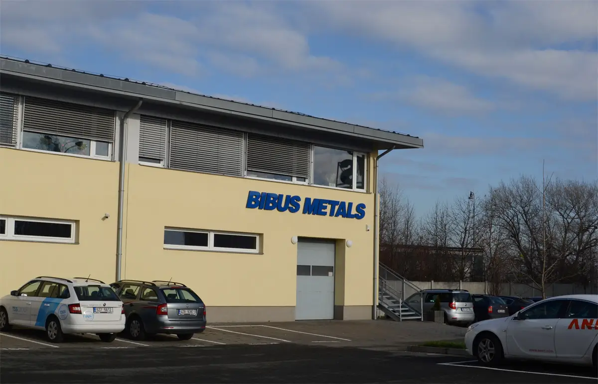 Bibus Metals s.r.o. kancelář